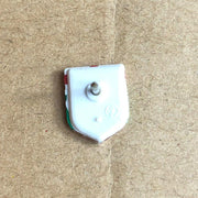 Manitoba Province Shield Crest Lapel Pin Canadian Flag Bisson Plastic 3