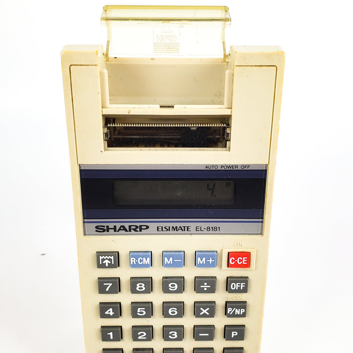 Sharp Elsimate EL-8181 Calculator 8 Digit Thermal Printing | WORKS