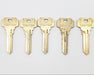 5x Dexter 62CM Key Blanks 6 Pin USA Made Vintage Tarnished NOS 3
