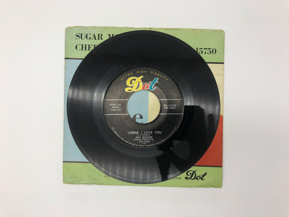 Pat Boone Cherie, I Love You Record 45 RPM 7" Single 45-15750 Dot Records 1958 4
