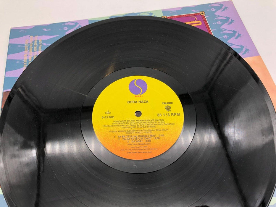 Ofra Haza Ya Ba Ye Record 33 RPM LP 0-21382 Sire 1989 Dope Dub Mix 9