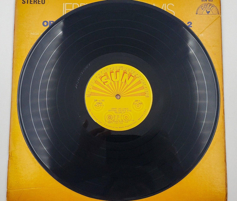 Jerry Lee Lewis Original Golden Hits - Volume 2 33 RPM LP Record Sun 1969 5