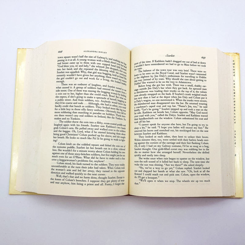 Scarlett HC Alexandra Ripley 1991 Sequel Margaret Mitchell's Gone With The Wind 9