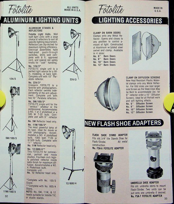 1977 Testrite Photography Equipment Catalog Projectors, Enlargers w/ Price List