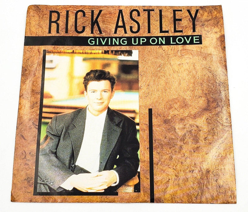 Rick Astley Giving Up On Love 45 RPM Single Record RCA 1988 Promo 8872-7-R 1