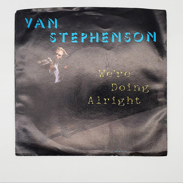 Van Stephenson We're Doing Alright Single Record MCA Records 1986 PROMO 1