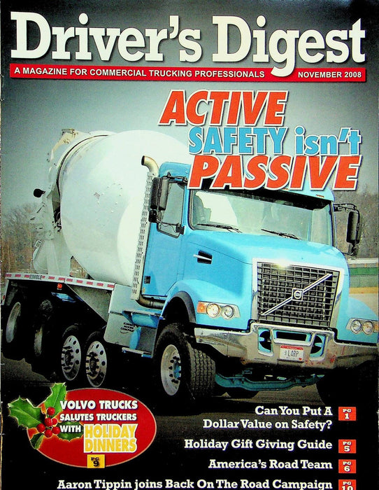 Driver's Digest Magazine November 2008 Active Safety isn't Passive