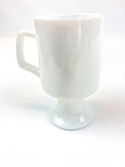 Beach City High School 1927 Bicentennial Footed Milk Glass Coffee Mug Pedestal 4