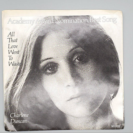Charlene All That Love Went To Waste Single Record Motown 1974 M 1285F PROMO 2