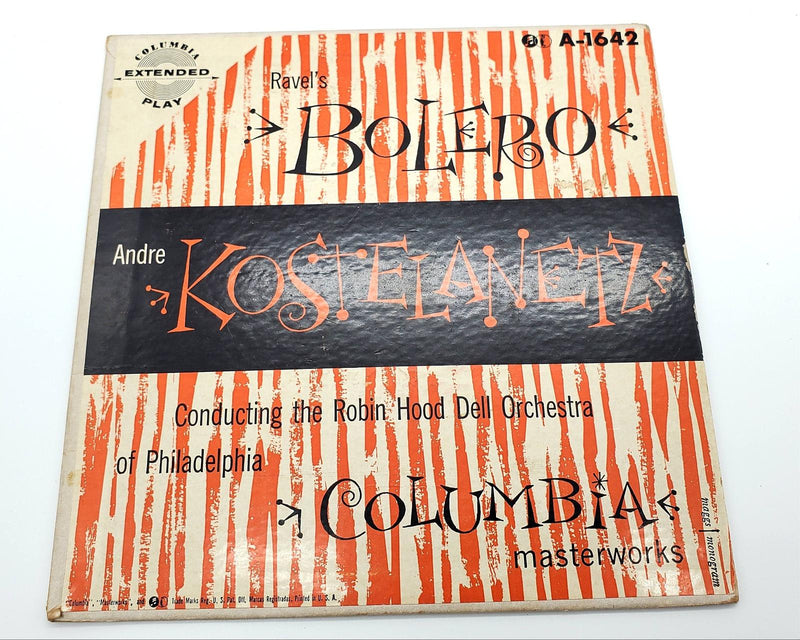 André Kostelanetz Bolero 45 RPM EP Record Columbia 1953 A-1642 1
