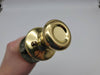 Kwikset Door Knob Bright Brass US3 Passage Latch Tylo 200T BS NOS 2