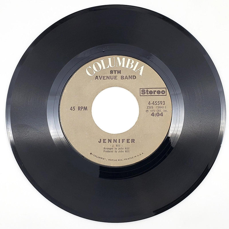 8th Avenue Band The Whole Thing 45 RPM Single Record Columbia 1972 4-45593 2