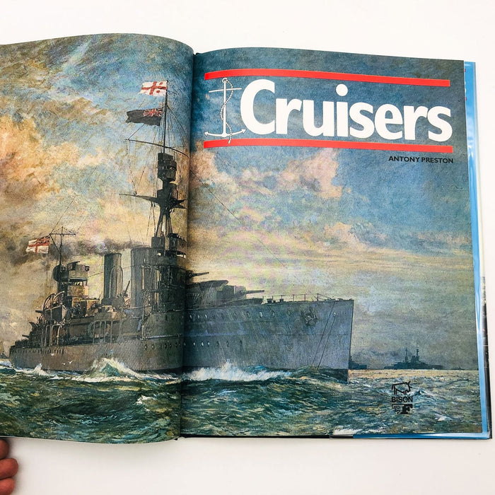 Cruisers Hardcover Antony Preston 1982 1st Edition Illustrated Photos WW2 8