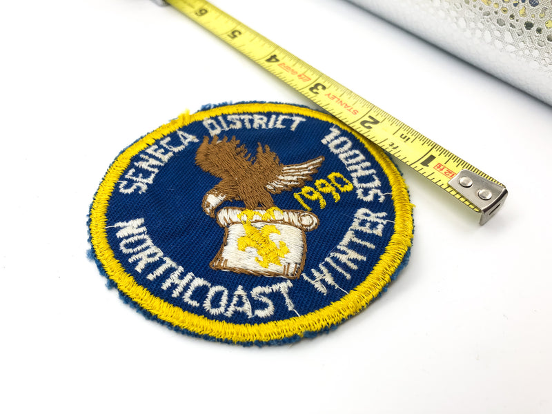 Boy Scouts of America BSA Patch Seneca District Northcoast Winter School 1990 3