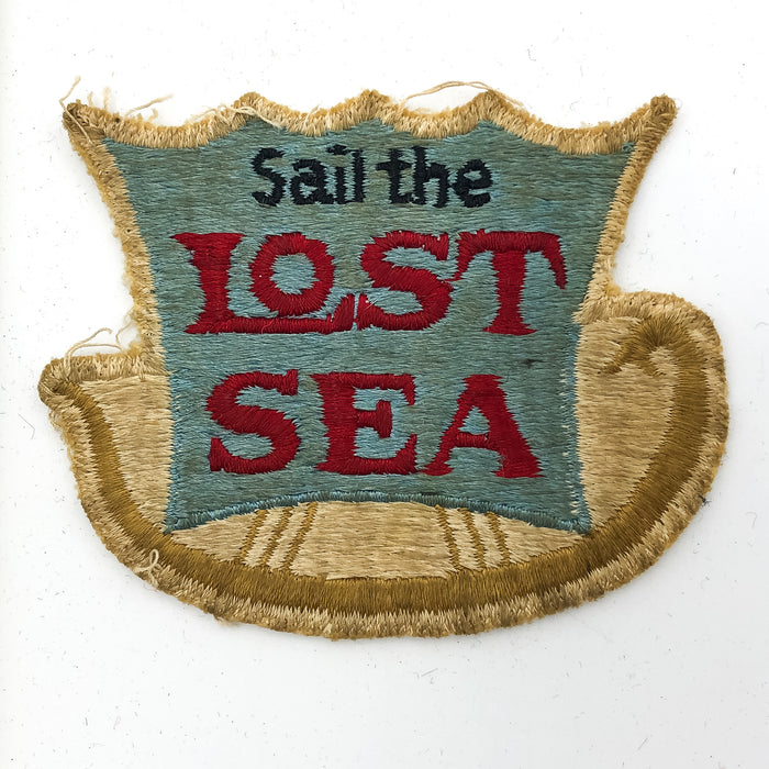 Vintage Sail the Lost Sea Patch Boat Ride Souvenir Caverns Sweetwater Tennessee