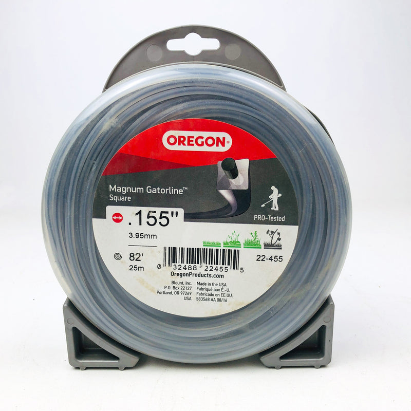 Oregon Magnum Gatorline 22-455 Square .155" x 82' Feet Trimmer String Line