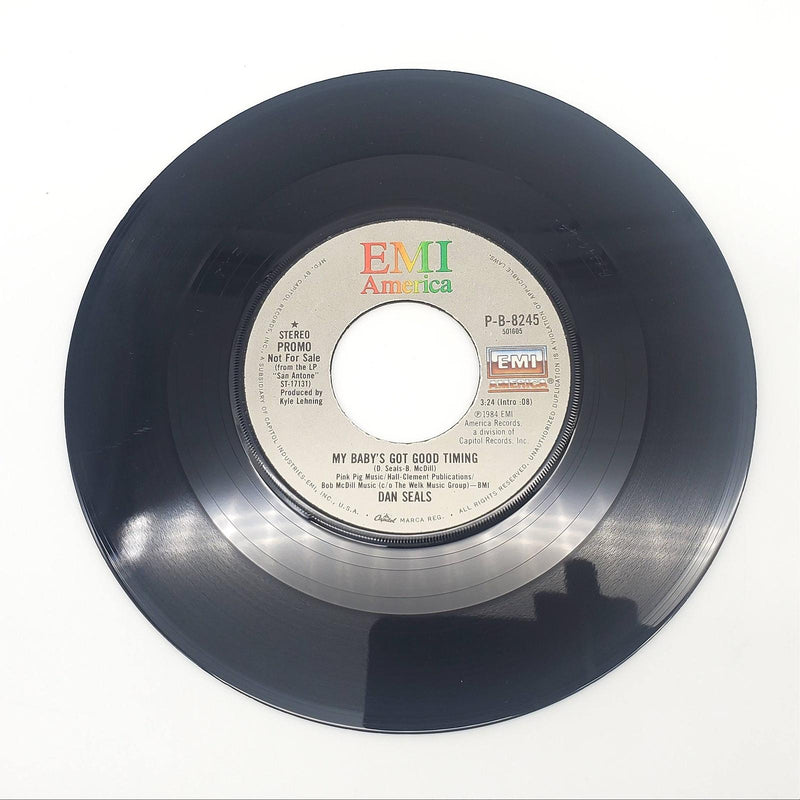 Dan Seals My Baby's Got Good Timing Single Record EMI 1984 P-B-8245 PROMO 1