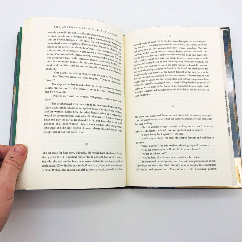 Naguib Mahfouz Book Arabian Nights & Days Hardcover 1995 1st Edition Death Love 9