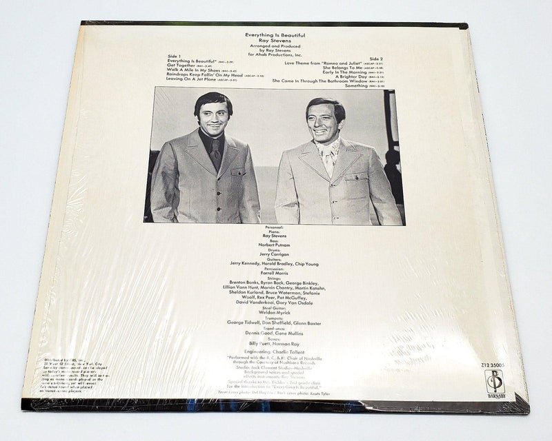 Ray Stevens Everything Is Beautiful 33 RPM LP Record Barnaby Records 1970 2