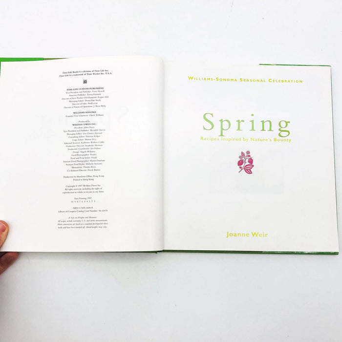 Spring Hardcover Joanne Weir 1997 1st Edition Recipes Inspired by Natures Bounty 7