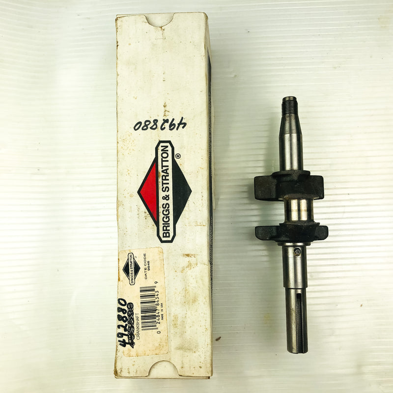 Briggs and Stratton 492880 Crankshaft for Lawn Mower Engine Genuine OEM New NOS