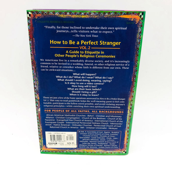 How To Be A Perfect Stranger Vol 2 HC Stuart Matlins 1997 Religious 1st Edition 2