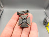 Vintage Iron Cross Lapel Pin Pinback Maltese Teutonic With Bar 3