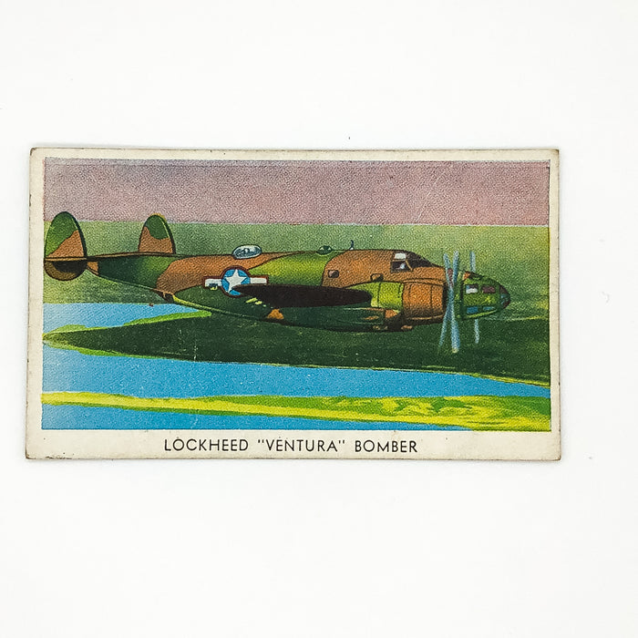 WW2 Aiplane Card Lockheed Ventura Bomber 61st and 63rd Bombardment Emblem 3