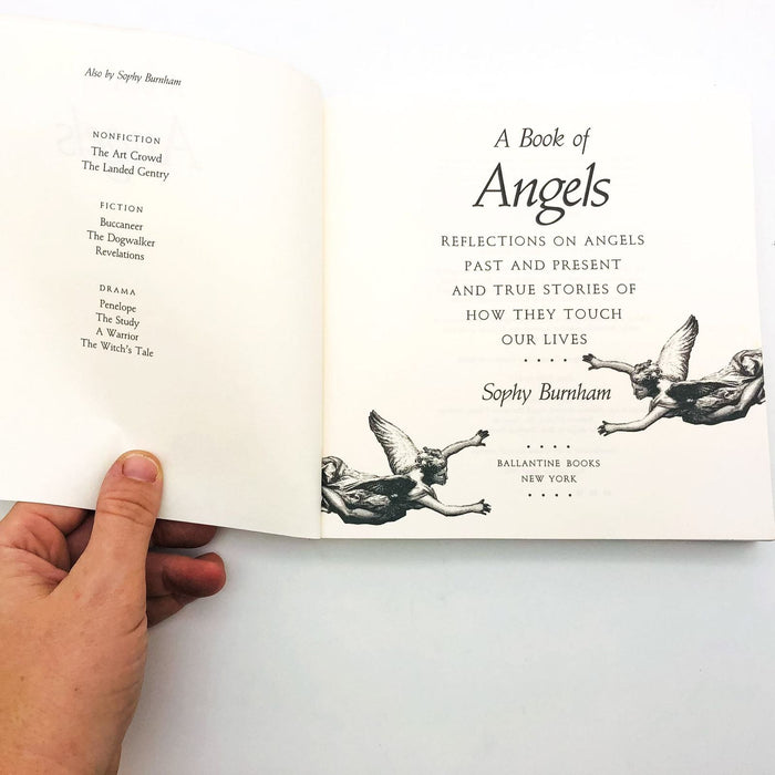 A Book Of Angels Paperback Sophy Burnham 1990 1st Edition Real Life Illustrated 6