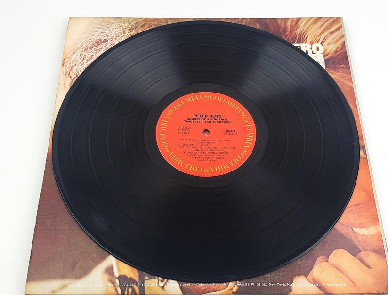 Peter Nero The First Time Ever I Saw Your Face 33 RPM 2x LP Record Columbia 1972 8