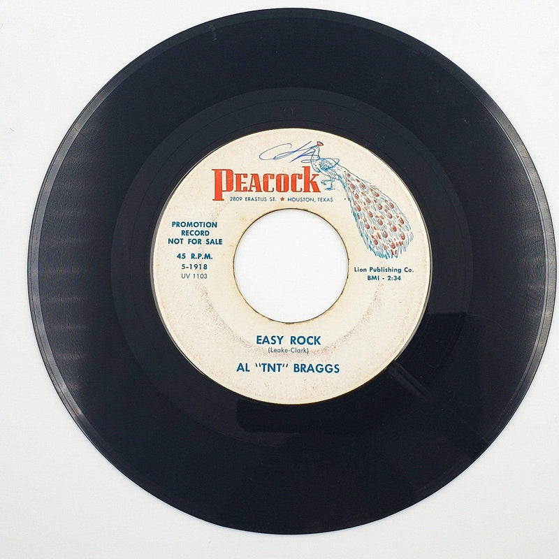 Al TNT Braggs You're Something Else 45 Single Record Peacock Records 1962 Promo 2