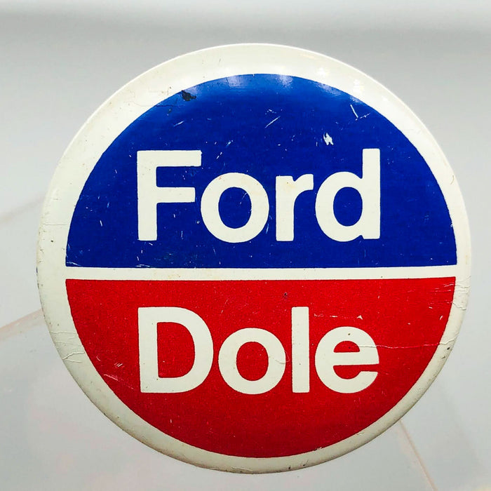 Ford Dole Button Pin 1.25" Gerald Bob Political Campaign President Committee 5