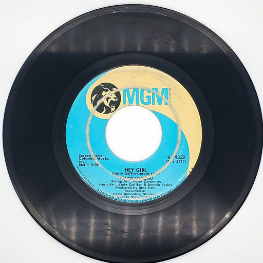 Donny Osmond Hey Girl Record 45 RPM Single K14322 MGM 1971 1