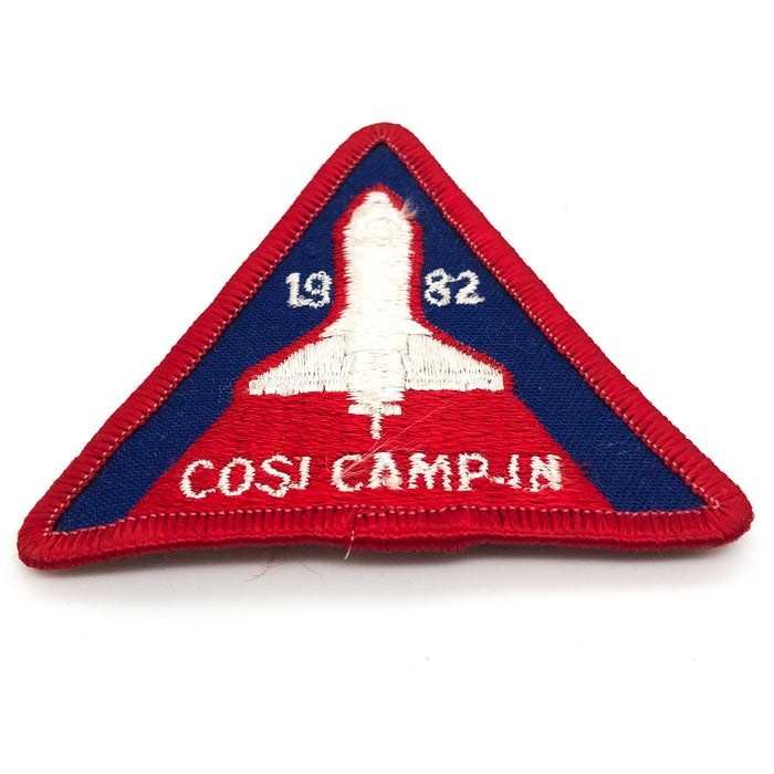 Boy Scouts of America Patch COSI Camp In BSA Red Blue White 2