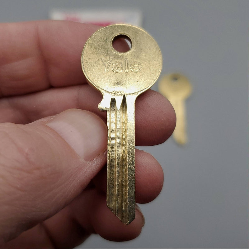 5x Yale RN12 Key Blanks JB Keyway Nickel Silver 6 Pin NOS 1