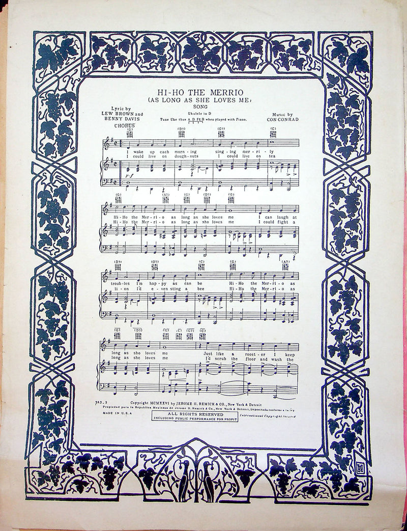 Sheet Music Baby Face Thelma Edwards Benny Davis Harry Akst 1926 Piano Song 3