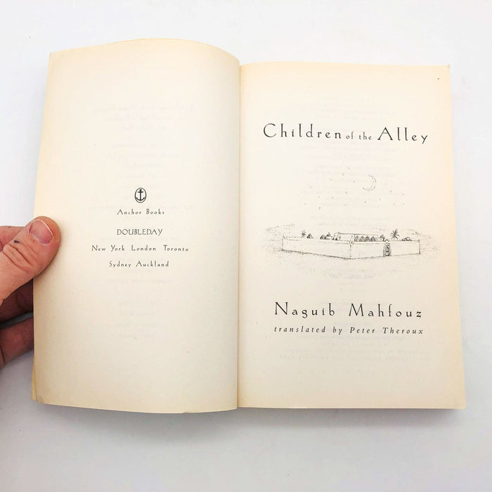 Naguib Mahfouz Book Children Of The Alley Paperback 1996 1st Anchor Egypt Life 6