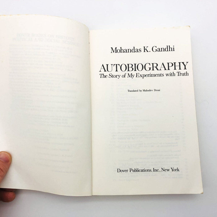 Gandhi Paperback Mahandas K Gandhi 1983 Statesman India Biography Truth 6