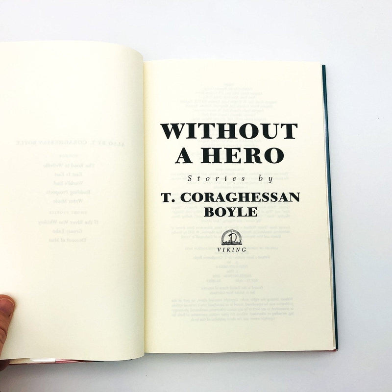 Without A Hero And Other Stories Hardcover T C Boyle 1994 First Edition Ex Libra 7