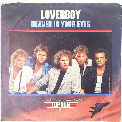Loverboy Heaven In Your Eyes Record 45 RPM Single 38-06178 Columbia 1986 1