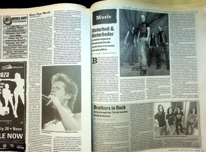 Cleveland Scene Magazine July 2003 Spitboxing Rap Battle Gifts Suave Gotti Recap 3