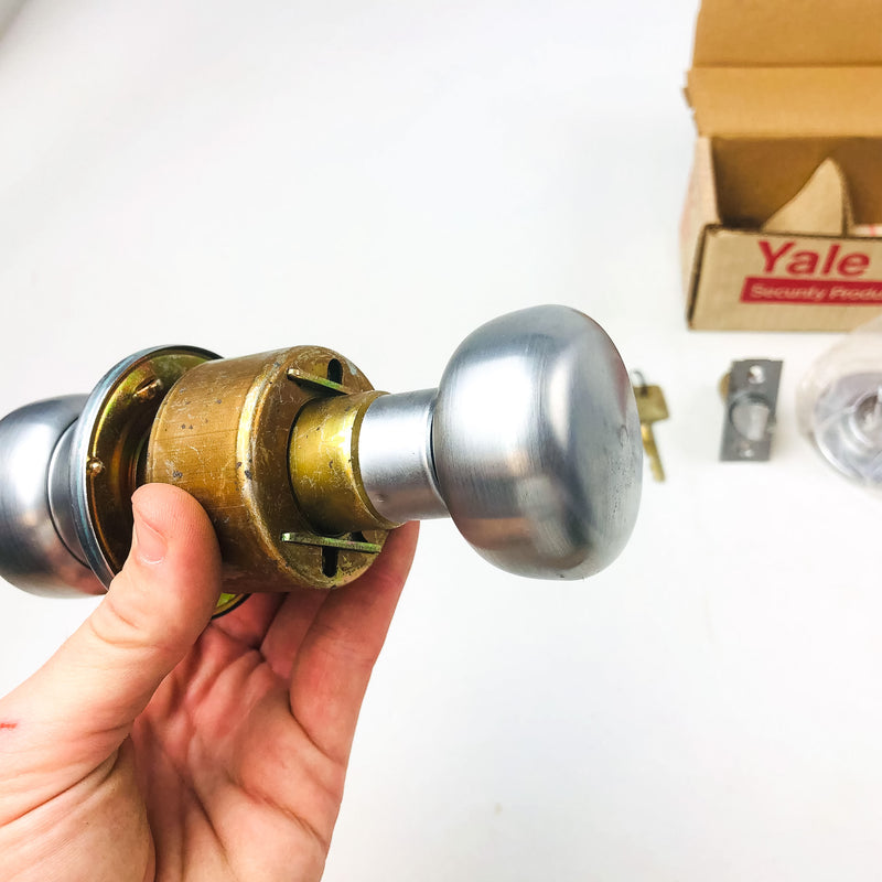 Yale Classroom Utility Lockset 5308 LF Litchfield 380N 26D Satin Chrome New NOS