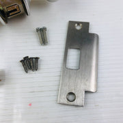 Arrow 157 Bedroom Door Knob Privacy Lockset Tudor Aluminum 2-3/8 ASA Missing 4