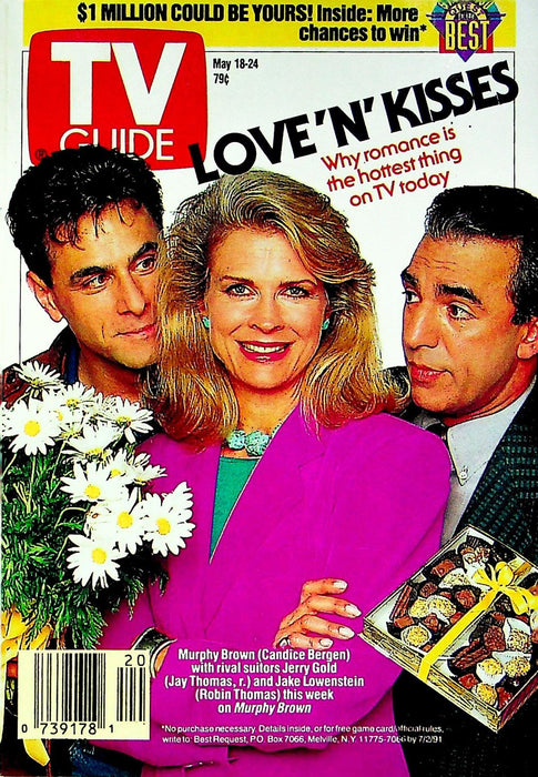 TV Guide Magazine May 18 1991 Murphy Brown Candice Bergen KITT David Hasselhoff