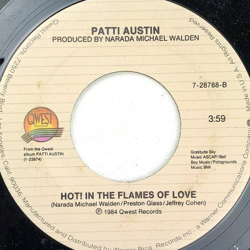 Patti Austin The Heat of Heat / Hot! In the Flames of Love 45 RPM Single 1