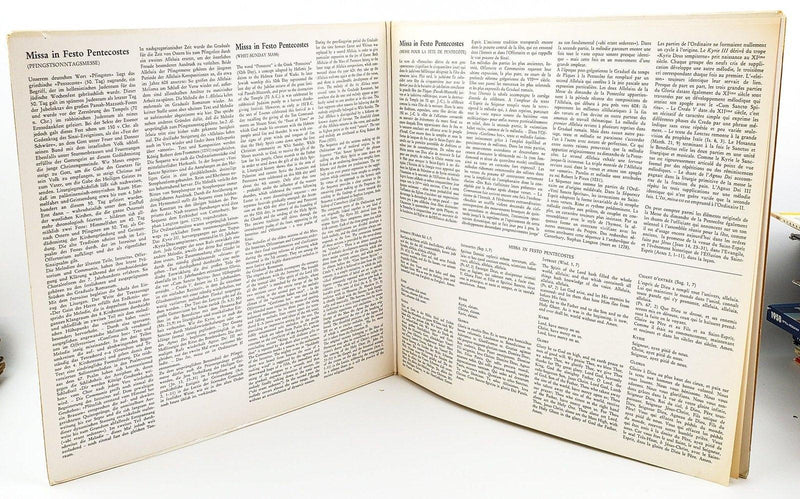 Missa In Festo Pentecostes Whit-Sunday Mass Record 33 RPM LP Archiv 1974 3