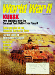 World War 2 Magazine Feb 1998 Kursk Tank Battle Submarine Growler Rhine Assault 1