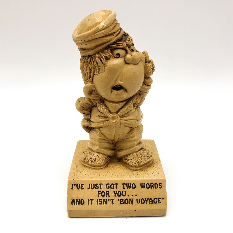 Vintage Paula Figurine I've Just Got Two Words for You Sailer Retro Gift 1970s 1