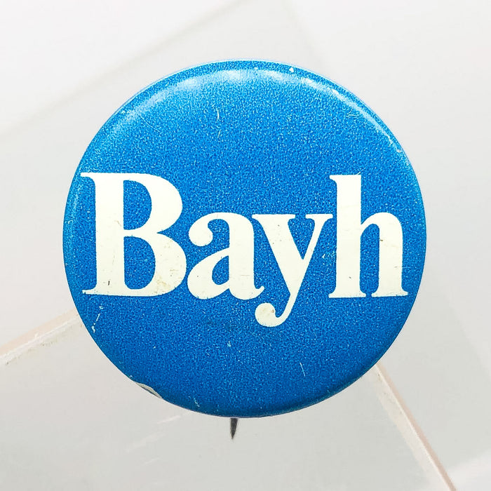 Birch Bayh Political Button Pin .75" Presidential Campaign Indiana Blue Union 2