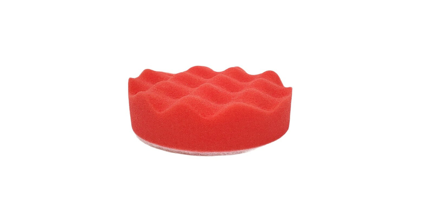 50pk/Case 3M Buffing Pad Finesse-It 28874 Red Foam Waffle Face 3-1/4 Inch New 7